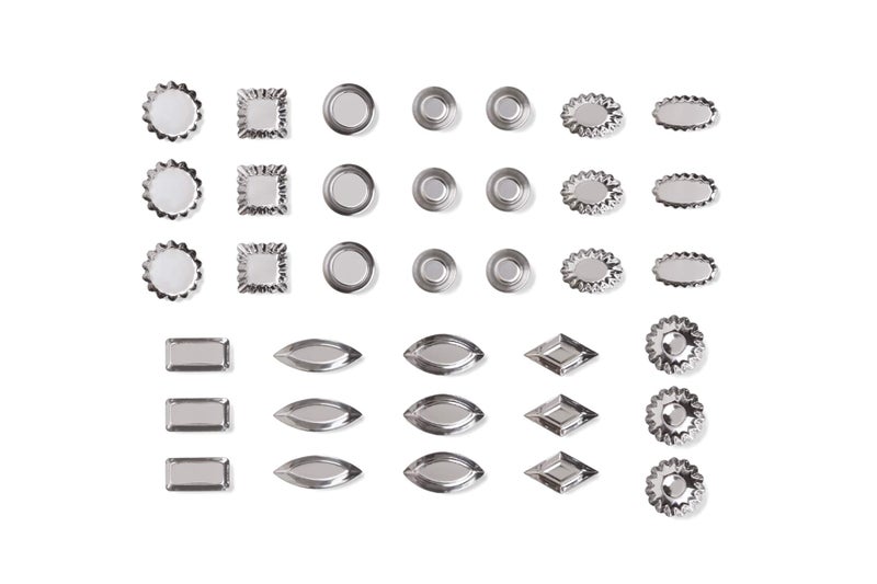 Fox Run 3620 Mini Tartlet Set, Tin Plated Steel, 36-Piece - Image 3